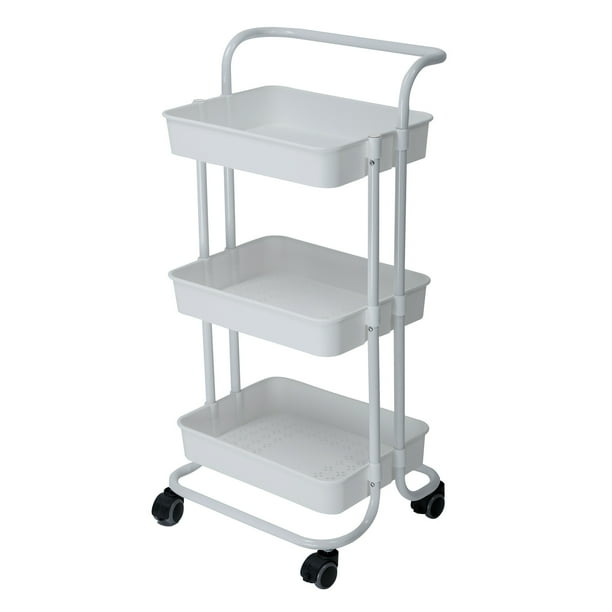 Durable 3-Tier Rolling Storage Cart Kitchen Trolley Home Organizer Rack Cart Durable 3-Tier Rolling Storage Cart Kitchen Trolley Home Organizer Rack Cart
